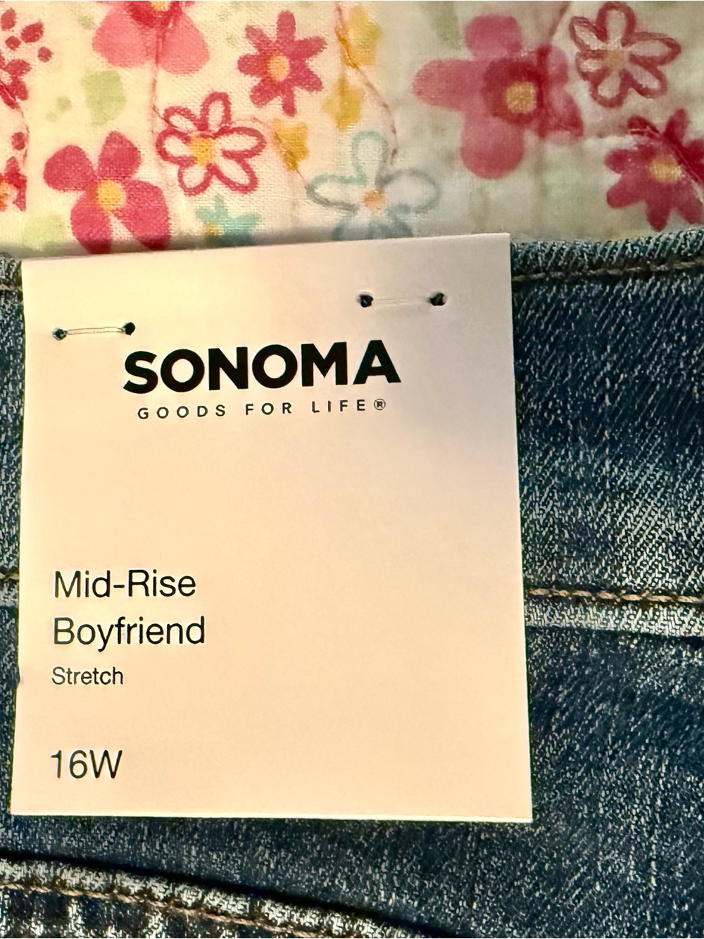 NWT Sonoma Mid rise Relaxed Boyfriend Jeans - Picture 6 of 8